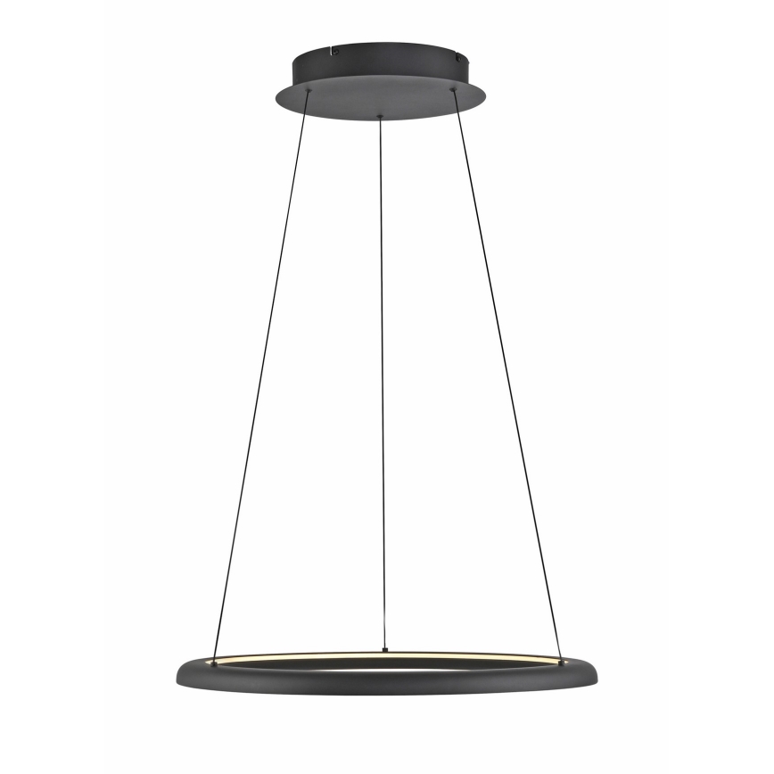 Schöner Wohnen 15570-18 - Lustre LED dimerizável suspenso por cabo QUILLO LED/36W/230V Ø 60 cm preto
