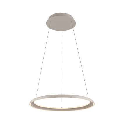 Schöner Wohnen 15570-39 - Lustre LED regulável suspenso por cabo QUILLO LED/36W/230V, diâmetro 60 cm, cinzento