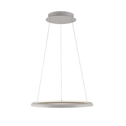 Schöner Wohnen 15570-39 - Lustre LED regulável suspenso por cabo QUILLO LED/36W/230V, diâmetro 60 cm, cinzento