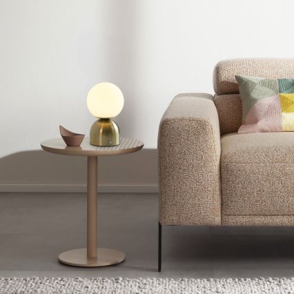 Schöner Wohnen 19218-12 - Lâmpada de mesa recarregável LED tátil regulável RUDI LED/1,2W/5V 3000-6000K 1200 mAh dourada