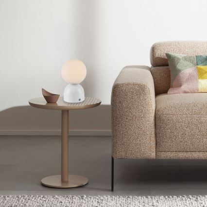 Schöner Wohnen 19218-16 - Lâmpada de mesa recarregável tátil e regulável RUDI LED/1,2W/5V 3000-6000K 1200 mAh branca