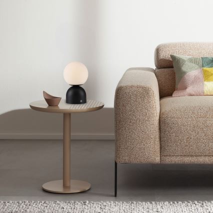 Schöner Wohnen 19218-18 - Lâmpada de mesa recarregável com dimmer sensível ao toque RUDI LED/1,2W/5V 3000-6000K 1200 mAh preta