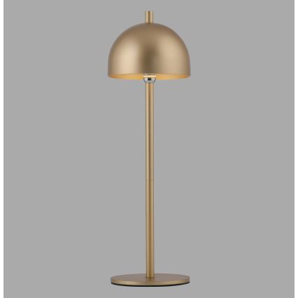Schöner Wohnen 19244-12 - Candeeiro de mesa exterior recarregável, dimerizável e com controlo tátil BELLIS LED/2,5W/5V 2600 mAh IP54, dourado