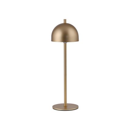 Schöner Wohnen 19244-12 - Candeeiro de mesa exterior recarregável, dimerizável e com controlo tátil BELLIS LED/2,5W/5V 2600 mAh IP54, dourado