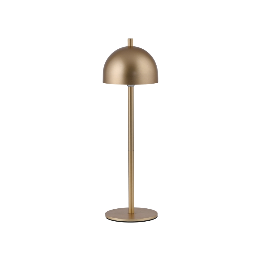 Schöner Wohnen 19244-12 - Candeeiro de mesa exterior recarregável, dimerizável e com controlo tátil BELLIS LED/2,5W/5V 2600 mAh IP54, dourado