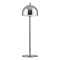 Schöner Wohnen 19244-17 - Candeeiro de mesa exterior LED recarregável BELLIS, regulável por toque, LED/2,5W/5V 2600 mAh IP54, cromado brilhante