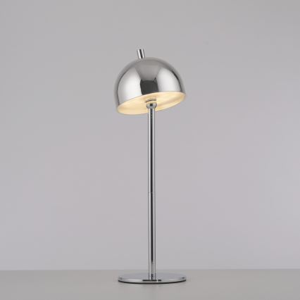 Schöner Wohnen 19244-17 - Candeeiro de mesa exterior LED recarregável BELLIS, regulável por toque, LED/2,5W/5V 2600 mAh IP54, cromado brilhante