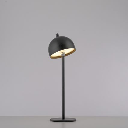 Schöner Wohnen 19244-18 - Lâmpada de mesa para exterior LED recarregável, regulável por toque BELLIS LED/2,5W/5V 2600 mAh IP54 preta