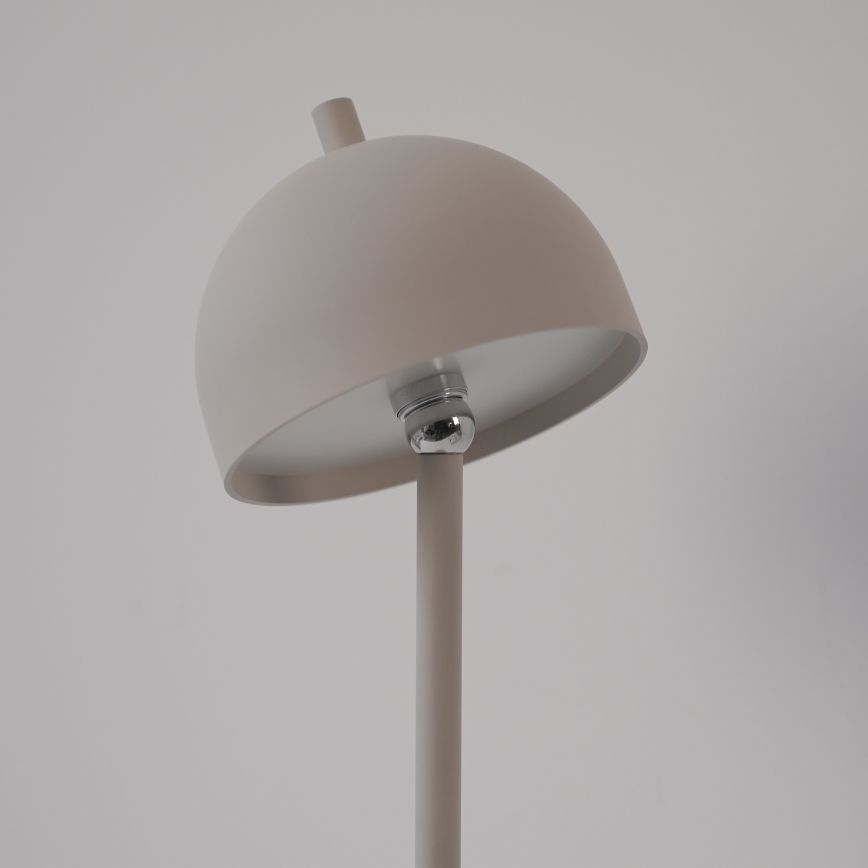 Schöner Wohnen 19244-39 - Lâmpada de mesa para exterior BELLIS LED tátil, regulável e recarregável, 2,5W/5V, 2600 mAh, IP54, cinzento