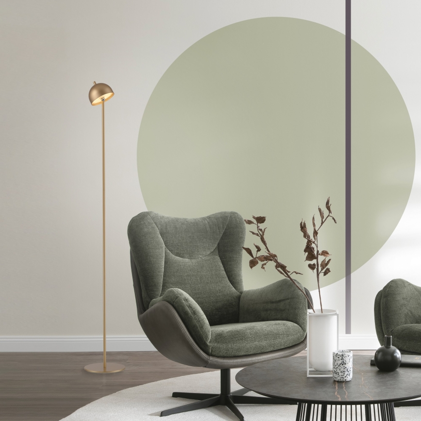 Schöner Wohnen 19245-12 - Candeeiro de pé exterior recarregável com controlo tátil e dimmer BELLIS LED/2,5W/5V 2600 mAh IP54 dourado