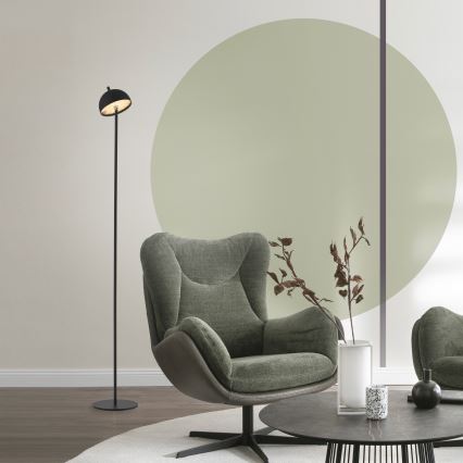 Schöner Wohnen 19245-18 - Candeeiro de pé exterior recarregável com controlo tátil e LED regulável BELLIS LED/2,5W/5V 2600 mAh IP54 preto