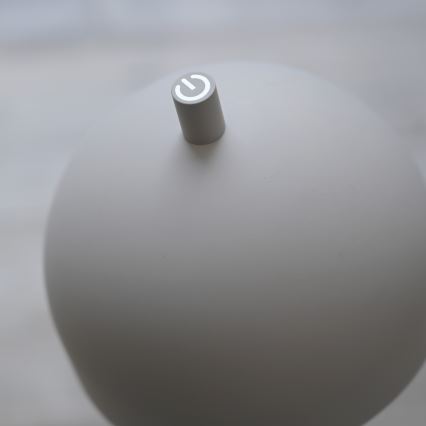 Schöner Wohnen 19245-39 - Lâmpada de pé para exterior recarregável, tátil e dimerizável BELLIS LED/2,5W/5V 2600 mAh IP54 cinzento