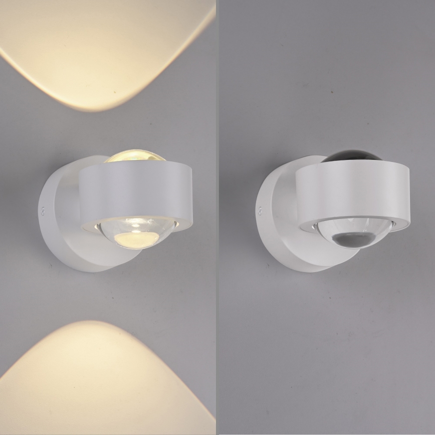 Schöner Wohnen 19331-16 - Aplique de parede LED CHIA 2xLED/2W/230V branco