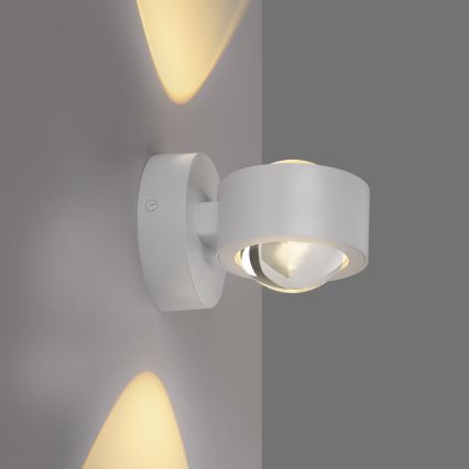 Schöner Wohnen 19331-16 - Aplique de parede LED CHIA 2xLED/2W/230V branco