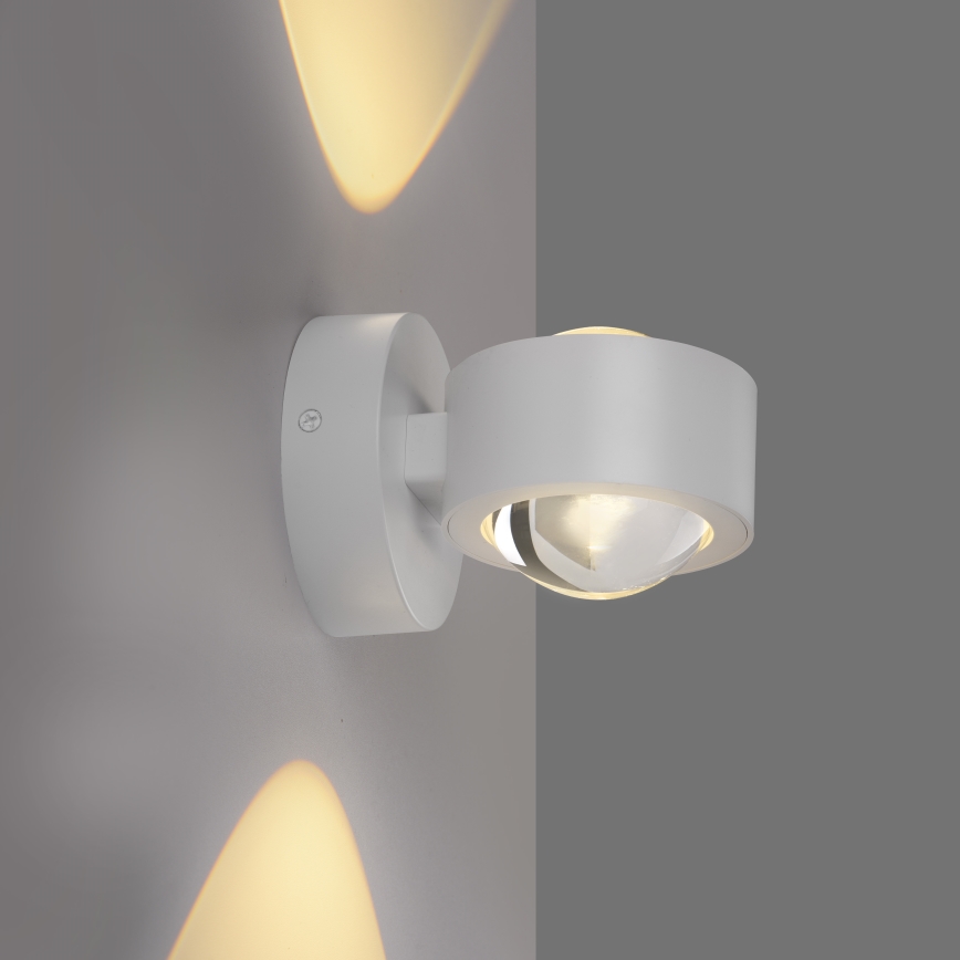 Schöner Wohnen 19331-16 - Aplique de parede LED CHIA 2xLED/2W/230V branco