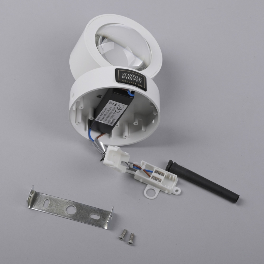 Schöner Wohnen 19331-16 - Aplique de parede LED CHIA 2xLED/2W/230V branco