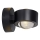 Schöner Wohnen 19331-18 - Aplique de parede LED CHIA 2xLED/2W/230V preto