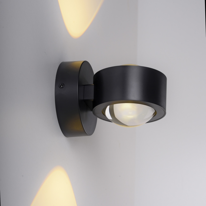 Schöner Wohnen 19331-18 - Aplique de parede LED CHIA 2xLED/2W/230V preto