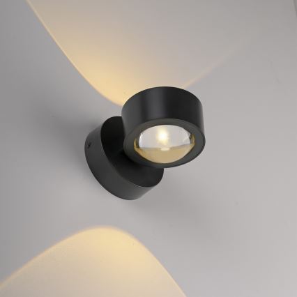Schöner Wohnen 19331-18 - Aplique de parede LED CHIA 2xLED/2W/230V preto