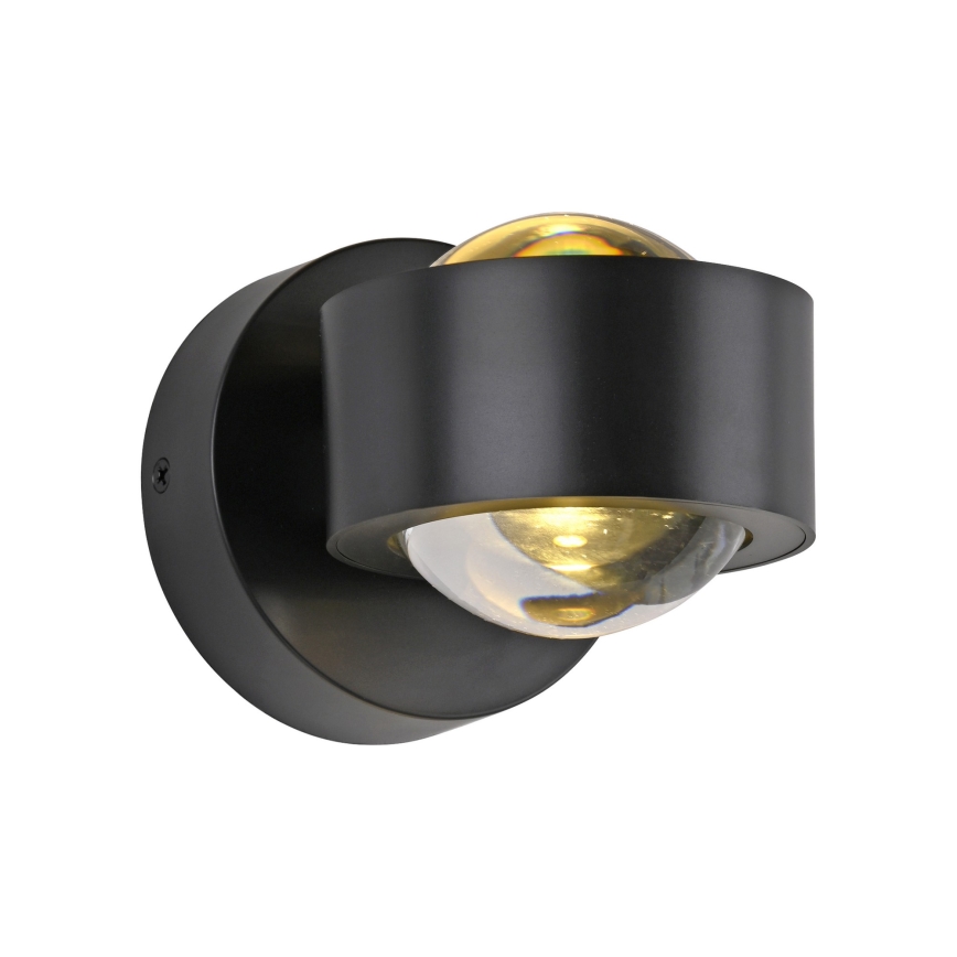 Schöner Wohnen 19331-18 - Aplique de parede LED CHIA 2xLED/2W/230V preto