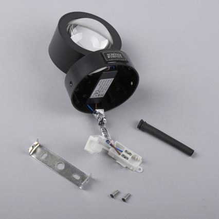 Schöner Wohnen 19331-18 - Aplique de parede LED CHIA 2xLED/2W/230V preto