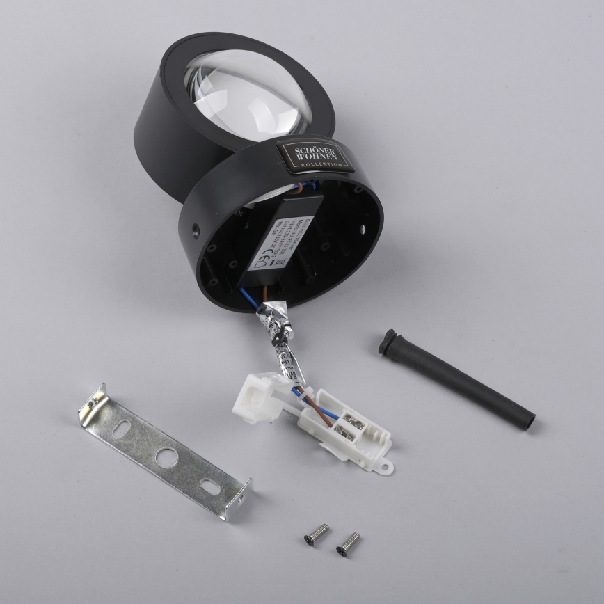 Schöner Wohnen 19331-18 - Aplique de parede LED CHIA 2xLED/2W/230V preto