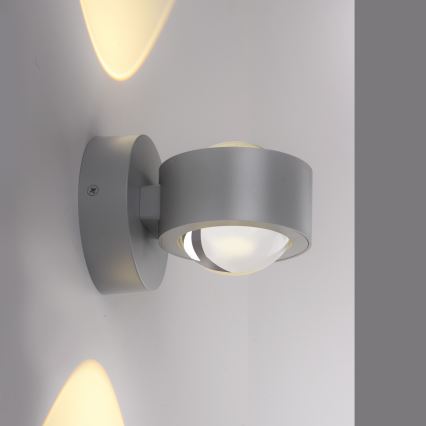 Schöner Wohnen 19331-21 - Luminária de parede LED CHIA 2xLED/2W/230V antracite