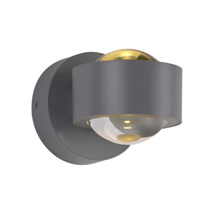 Schöner Wohnen 19331-21 - Luminária de parede LED CHIA 2xLED/2W/230V antracite