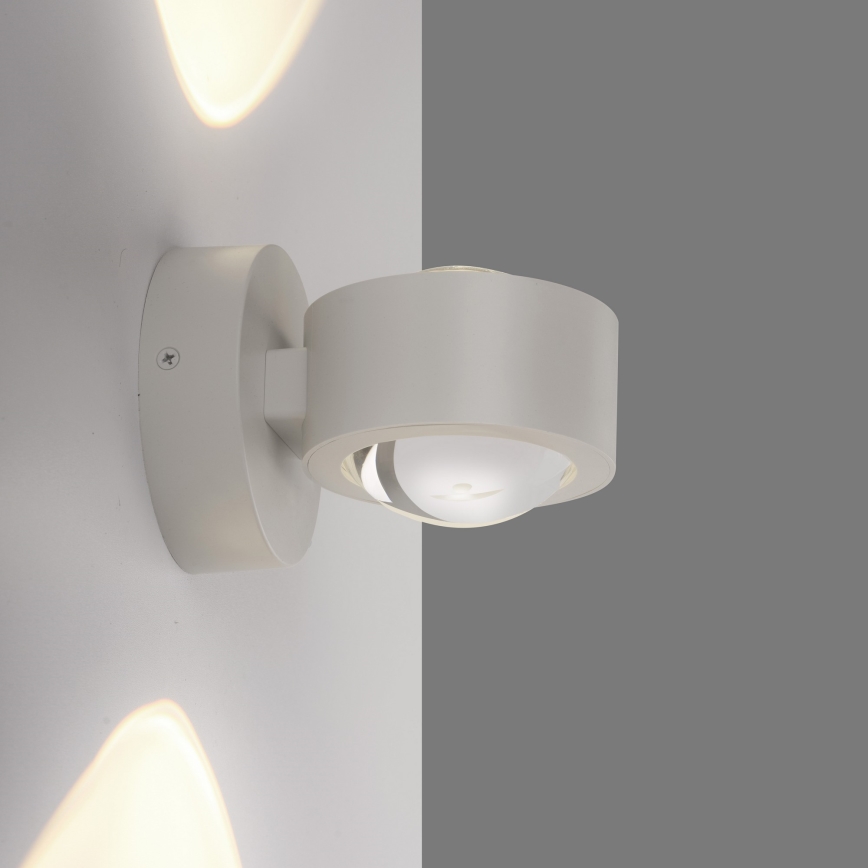 Schöner Wohnen 19331-39 - Aplique de parede LED CHIA 2xLED/2W/230V cinzento