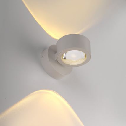 Schöner Wohnen 19331-39 - Aplique de parede LED CHIA 2xLED/2W/230V cinzento