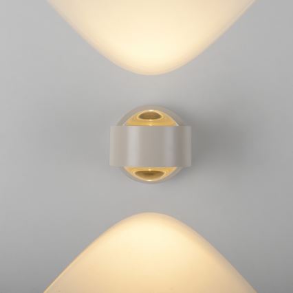 Schöner Wohnen 19331-39 - Aplique de parede LED CHIA 2xLED/2W/230V cinzento