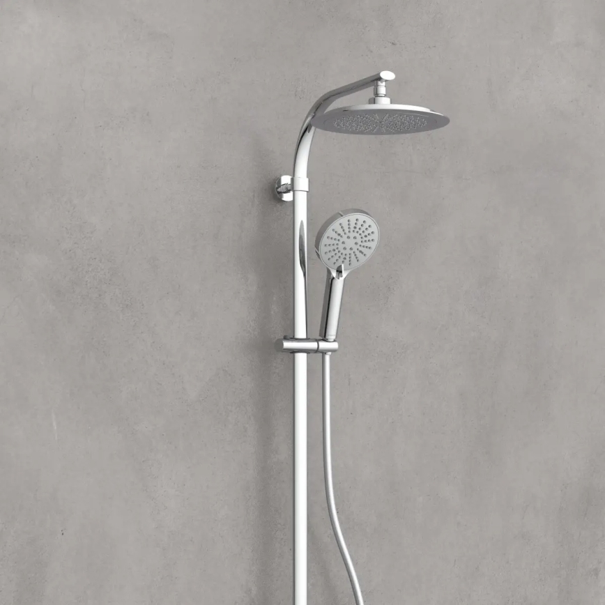 Schütte 60046 - Conjunto de duche com misturador termostático MADURA FRESH, cromado brilhante