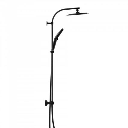 Schütte 60076 - Conjunto de duche com bateria termostática MADURA FRESH preta