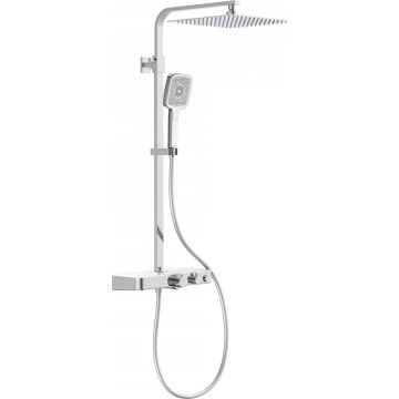 Schütte 60530 - Conjunto de duche com misturador termostático OCEAN, cromado brilhante