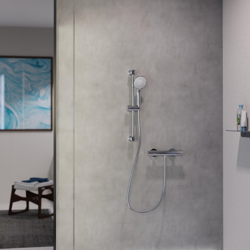 Schütte 64830 - Conjunto de duche NAPOLI, cromado brilhante