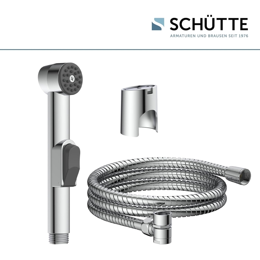 Schütte 78016 - Ducha de mão para lavatório, cromado brilhante
