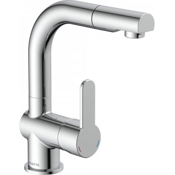 Schütte 79710 - Torneira de cozinha com ducha extraível LONDON cromado brilhante