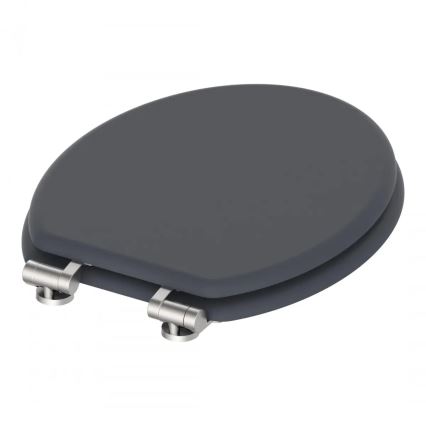 Schütte 80104 - Assento de sanita SPIRIT ANTRACITE SoftClose em MDF