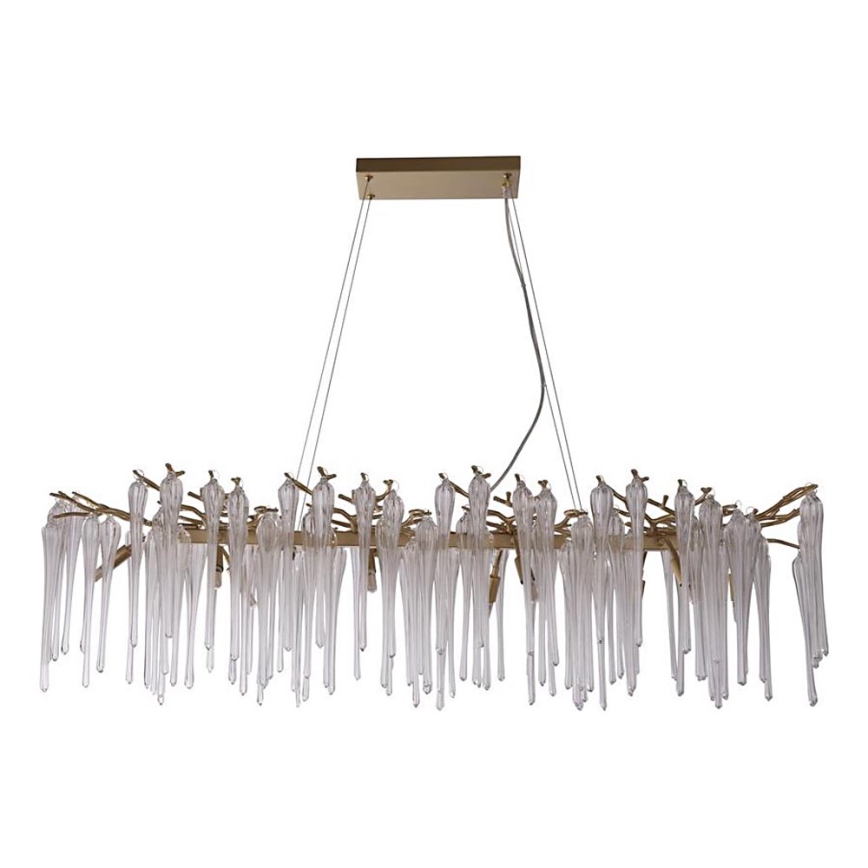 Searchlight - Lustre suspenso em cabo HERITAGE 10xG9/33W/230V