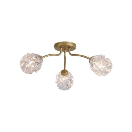 Searchlight - Lustre de tecto de montagem superficial ASTRAL 3xG9/33W/230V dourado