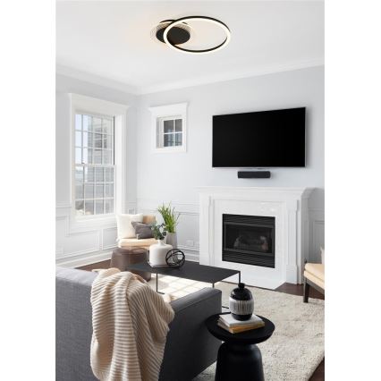 Searchlight - Candeeiro de teto LED dimerizável CONTOUR LED/24W/230V 3000K