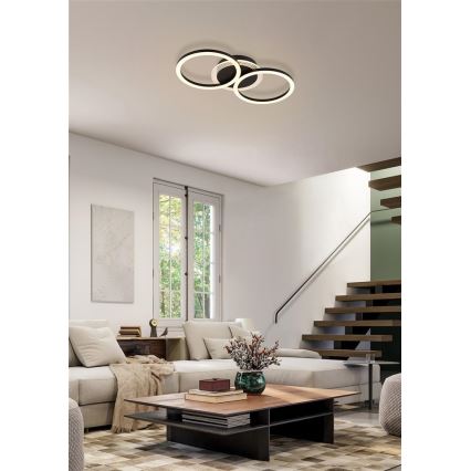 Searchlight - Luminária de teto LED dimerizável CONTOUR LED/24W/230V 3000K