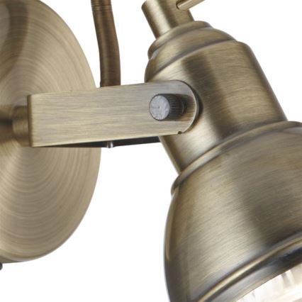 Searchlight - Foco de parede FOCUS 1xGU10/50W/230V bronze