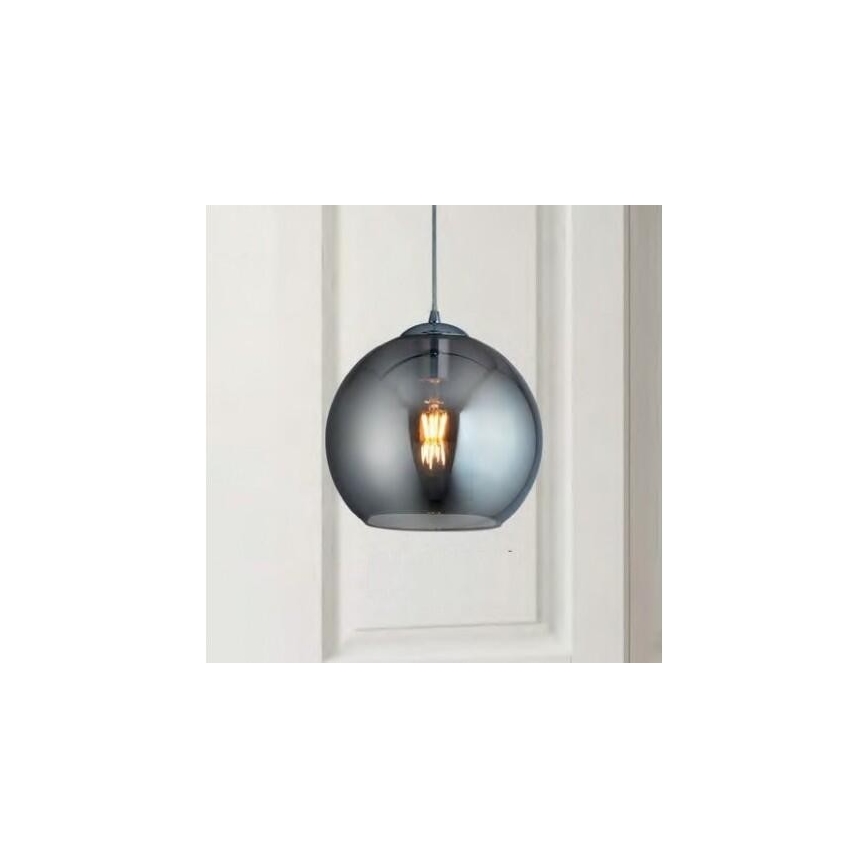 Searchlight - Candelabro num fio BALL 1xE27/60W/230V preto antigo