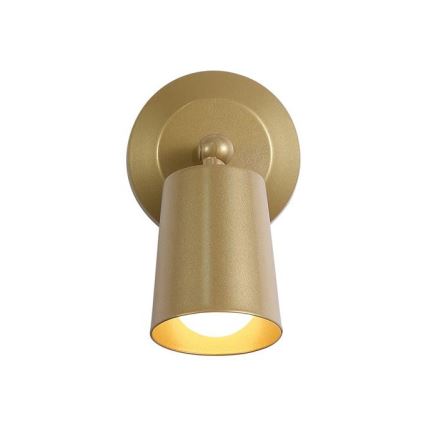 Searchlight - LED Aplique de parede recarregável e dimerizável CONE LED/1,5W/5V dourado