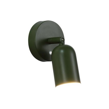 Searchlight - LED Aplique de parede recarregável e dimerizável CONE LED/1,5W/5V verde