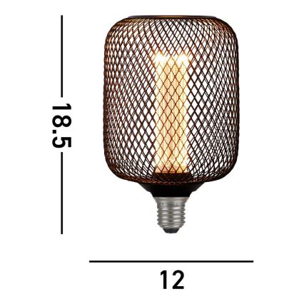 Searchlight - Lâmpada decorativa LED dimerizável WIRE MESH E27/4,5W/230V 2700K