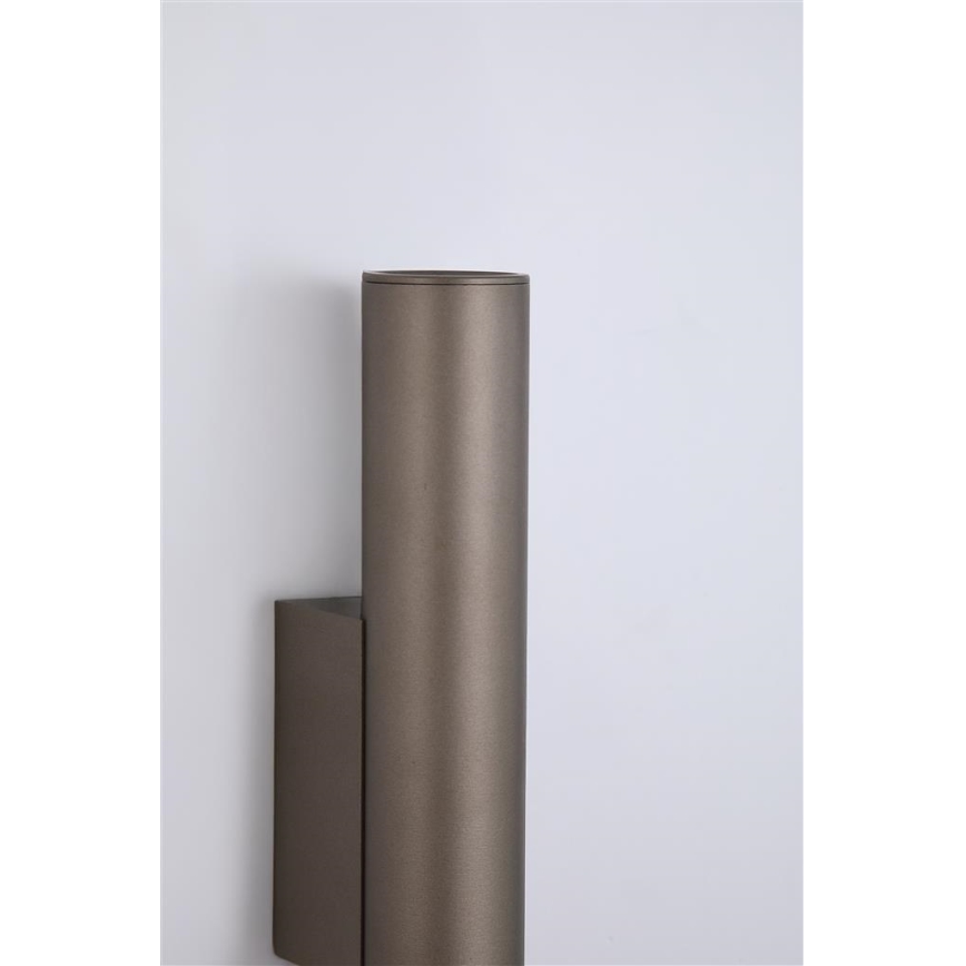 Searchlight - Aplique de parede BEACON 2xGU10/10W/230V castanho