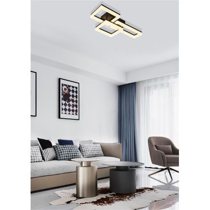 Searchlight - Luminária de teto LED dimerizável WALL ART II LED/30W/230V 32x60 cm