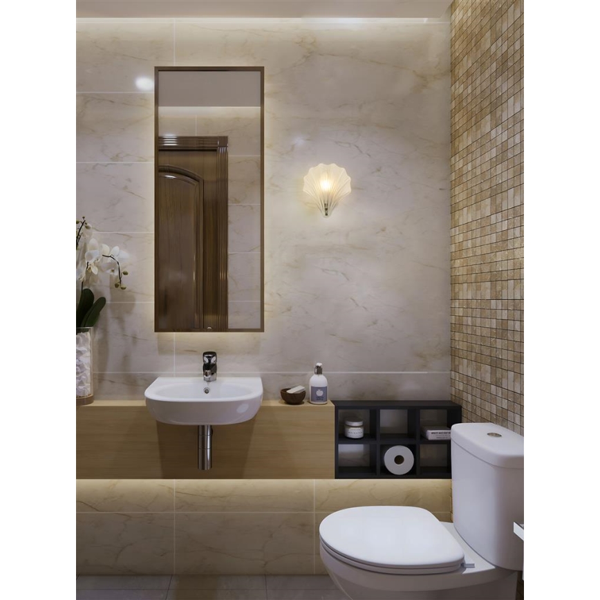 Searchlight - Aplique de parede SHELL 1xG9/7W/230V branco